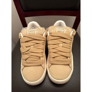 New Puma Suede XL Womens Sneaker Putty Warm White Casual Shoes Size 7